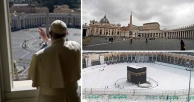 كورونا تحاصر آذان المساجد وأجراس الكنائس.. العالم بلا مصلين فى أبريل.. الفاتيكان يلغى التجمع فى ساحة القديس بطرس بعيد الفصح.. والكويت أولى الدول الإسلامية في إلغاء فعاليات رمضان.. واحتفالات ملايين الهندوس مهددة