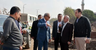 محافظ القليوبية يتفقد موقع طريق شركات البترول الجاري تطويره بـ 90 مليون جنيه