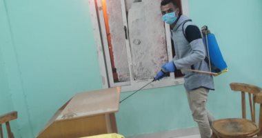 تعقيم المنشآت الرياضية ومراكز الشباب بشمال سيناء.. صور