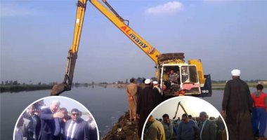 صور.. غرق الأرضى الزراعية وعشرات المنازل بقرية بحر البقر بالشرقية لانهيار جسر بسبب مياه الأمطار.. وزير الرى يتفقد القرية المنكوبة ويأمر بسرعة الترميم.. والمحافظ: لجان لحصر الخسائر وإقامة 40 خيمة للمتضررين
