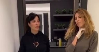 نادين نسيب تحارب كورونا بالرقص على "العب يلا" أثناء الحجر فى منزلها