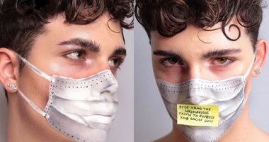 فنان مكياج إيطالى يواجه العنصرية ضد الآسيويين على طريقته.. صور