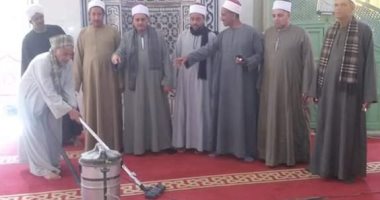 صور.. شاهد أعمال التعقيم والتطهير للمساجد والمنشآت الصحية لمكافحة "فيروس كورونا"