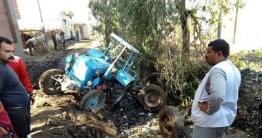 أهالى كفر خضر يطالبون بردم ترعة تتسبب فى سقوط السيارات والجرارات بالغربية 