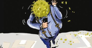 كاريكاتير صحيفة أردنية.. مروجو الشائعات يثيرون الذعر فى العالم