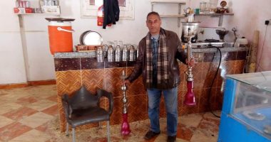 صور.. حملات الوحدات المحلية على الكافيهات لمصادرة الشيشة ببنى سويف