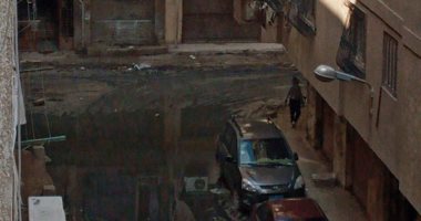 قارئة تشكو تراكم مياه المجارى والأمطار بشارع الرفاعى عين شمس