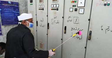 أهالى قرية دهتورة بالغربية يعقمون المنشآت والمواصلات بالجهود الذاتية.. صور