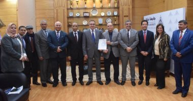 جامعة بنها تحصل على تجديد شهادة الجودة أيزو 9001 - 2015