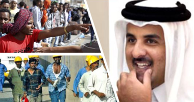 انتهاك جديد لحقوق العمالة.. قطر تقدم البسطاء قرابين لكورونا.. السلطات تتعمد إغلاق المنطقة الصناعية بعد تفشي الوباء بين المهاجرين.. تقارير: ارتفاع فرص تفشى الفيروس بينهم بعد أن تصدرت الدوحة الإصابات فى الخليج