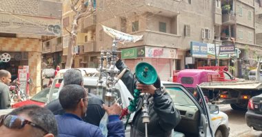 صور.. مصادرة 4526 شيشة من مقاهى وغلق 325 سنتر وحضانة شرق القاهرة