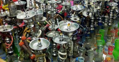 صور.. مصادرة 1150 شيشة خلال حملة مكبرة على المقاهى بالبحيرة