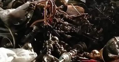 إعدام كميات كبيرة من أدوات الشيشة المتحفظ عليها بأحياء الإسكندرية