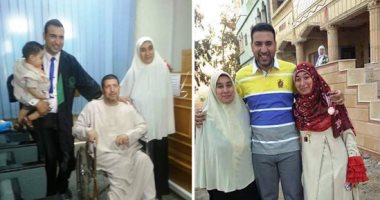 قصة كفاح الأم المثالية بالدقهلية.. ماجدة: تحملت المسئولية كاملة ووصلت بأبنائى لبر الأمان وأحلم بأداء الحج.. وزوجها: أصبت بكسر فى العمود الفقرى منذ 25 عاما وتحملت زوجتى عبء إعالة الأسرة.. صور