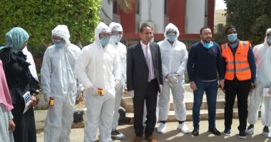 إجراءات جامعة أسوان للوقاية من فيروس كورونا المستجد
