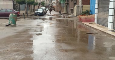 سقوط أمطار غزيرة على دمياط وتوقف حركة الصيد