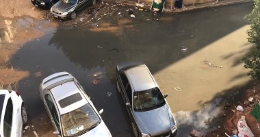 شكوى من انتشار مياه الصرف بسبب انسداد خط الصرف بحدائق الأهرام