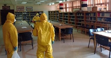 شاهد قصور الثقافة تعقم مواقعها فى مختلف المحافظات بسبب كورونا