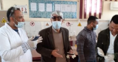 صور..شركة مياه القليوبية تعقم مراكز خدمة العملاء والمحطات 