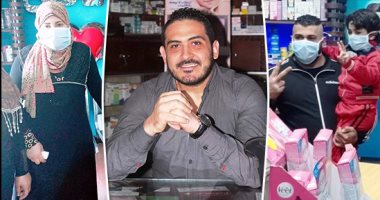 معدن المصريين يظهر فى الشدائد..صيدلى يتبرع بـ10 آلاف كمامة بالمنوفية (صور)