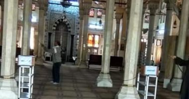 حملة لتعقيم وتطهير المستشفيات ومحطة السكة الحديد في المنيا  