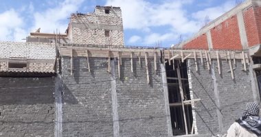 صور.. أحياء الإسكندرية تتصدى لبناء 6 عقارات مخالفة