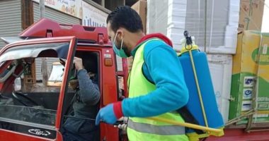 مبادرات شبابية بالهرم وأوسيم ومنيل شيحة لتعقيم الشوارع بالجيزة ..صور