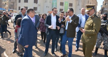 محافظ الدقهلية يتفقد تطوير ميدان الشيخ حسانين وبنك الدم.. صور