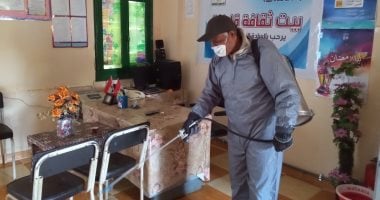 تنفيذ حملة تطهير وتعقيم للمصالح الحكومية فى مدينة بئر العبد بشمال سيناء