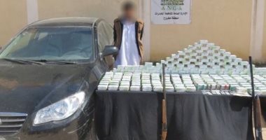 ضبط 1520 طربة حشيش وكيلو كوكايين و100 ألف قرص مخدر فى مطروح