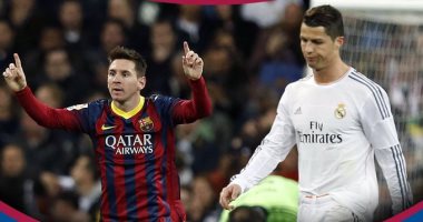 نتائج كلاسيكو ريال مدريد ضد برشلونة فى عصر ميسى ورونالدو الذهبي.. إنفو جراف