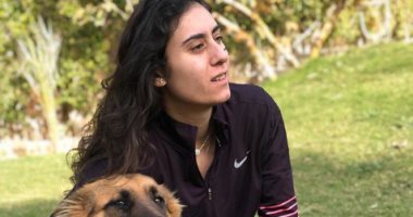 شاهد ماذا تفعل نور الشربينى فى حديقة منزلها بعد توقف النشاط الرياضى