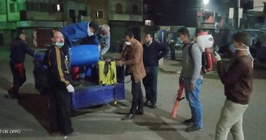مبادرة منتدى شباب نجع حمادى لتعقيم وتطهير الشوارع والمدينة.. صور