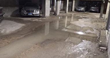 قارئ يشكو تراكم مياه مجهولة المصدر أسفل عقارات الحى الثامن بالشيخ زايد