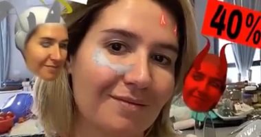 هنا شيحة تقضى العزل الصحى فى ألعاب انستجرام وتناول الطعام..اعرف بتلعب ايه
