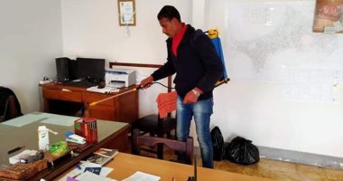 مواصلة تعقيم المؤسسات الحكومية بالإسكندرية لمواجهة فيروس كورونا.. صور 