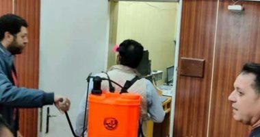 تعقيم وتطهير مبنى إذاعة جنوب سيناء ..صور