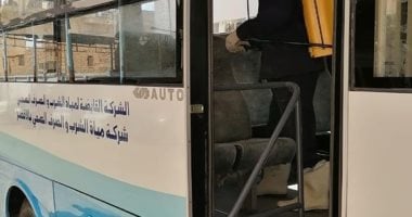 شاهد.. تطهير وتعقيم سيارات ومقر شركة مياه الأقصر لمكافحة "كورونا"