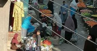 شكوى من إقامة الأسواق فى قرية "مجيريا" بالمنوفية بالمخالفة لإجراءات الوقاية
