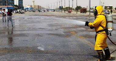 محافظ السويس: بدء حملة تطهير فى الشوارع لمنع انتشار فيروس كورونا.. صور