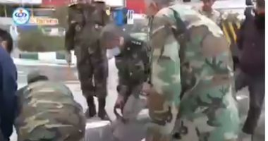 الجيش الإيرانى يقيم مستشفى ميدانى بأرض بطهران لمرضى كورونا.. فيديو