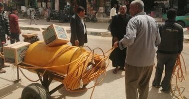 إطلاق حملة لتعقيم شوارع مدينة بئر العبد بشمال سيناء.. (صور)