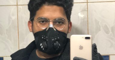 "أحمد" يشارك بصورته بالكمامة ضمن مباردة اليوم السابع للوقاية من العدوى