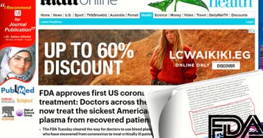 أول علاج مؤقت لـ كورونا بأمريكا .. FDA يوافق على استخدام بلازما المتعافين مع الحالات الخطيرة من مصابى الفيروس حتى اكتشاف دواء فعال.. الصين أول من استخدم البلازما لعلاج 91 حالة وأطلقت عليه "مصل النقاهة " 