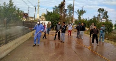 شباب الكراكات بمدينة بيلا كفر الشيخ يطهرون المساجد والشوارع