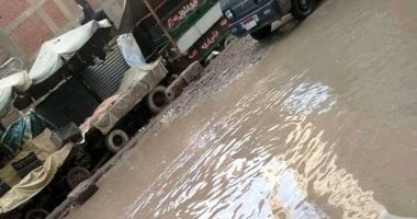 شكوى من كسر ماسورة مياه فى منطقة أرض اللواء