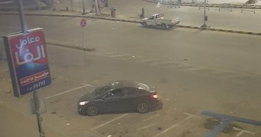 من البلكونة.. قارئ يرصد ميدان الحصرى بأكتوبر  بالساعات الأولى لحظر التجول