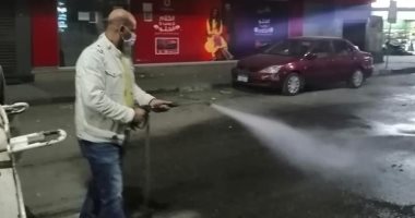 صور.. الأقصر ترفع درجة الإستعداد وإطلاق حملات تعقيم وتطهير لشوارع المدينة