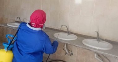صور.. جامعة بنها فرع العبور تقود حملة لتطهير المدينة ضد كورونا