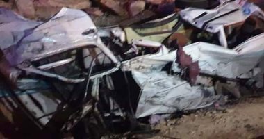 أول فيديو لكارثة تصادم 16 سيارة على الدائرى الإقليمى بالجيزة